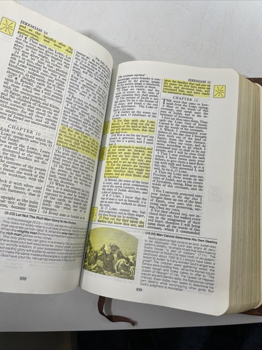 Salem Kirban Reference Bible King James Version 1979 Faux Leather Soft Cover - Foto 6 di 8
