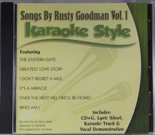Songs by Rusty Goodman Volume 1 Christian Karaoke Style NEW CD G Daywind 6 Songs