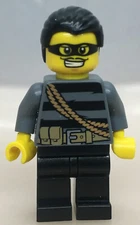 LEGO® - Minifigure Town City Police Burglar Set 60008 Museum - cty0363 cty363