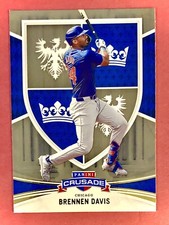 2024 Panini Crusade Baseball Gold Foil Brennen Davis #58 Chicago Cubs