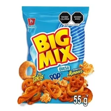 5X BIG MIX BARCEL  - SABOR QUESO PICANTE (5 Paquetes de 55g c/u)