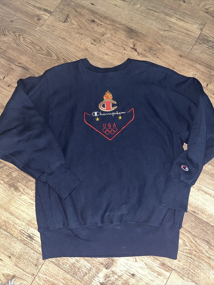 Vintage 90s USA Olympics Champion Reverse Weave Sweatshirt