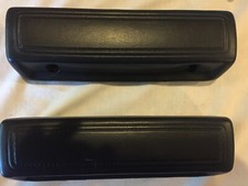 Mopar Armrest Pads Pair Black 66-70 B-body Charger Superbee Roadrunner Gtx Pu