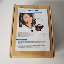 AGPtEK Corded Telephone with Headset  Dialpad HA0098