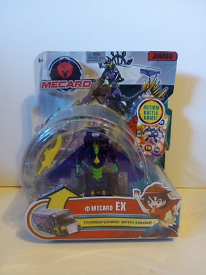 Mecard Jumbo Series EX Transforming Robot Figure w/ Card NIB