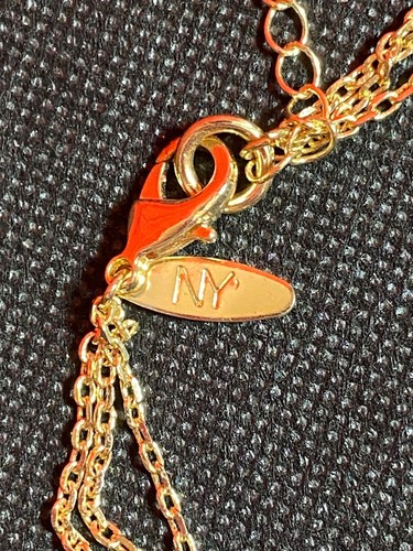 Collar largo de oro de 3 hilos de New York Co. imitación turquesa cuentas redondas y rectangulares - Imagen 19 de 22