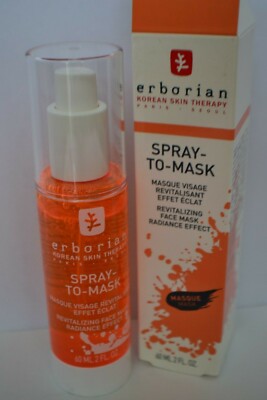 NEU UND VERPACKT Erborian Korean Skin Therapy Spray-to-Mask revitalisierende Gesichtsmaske 60ml 