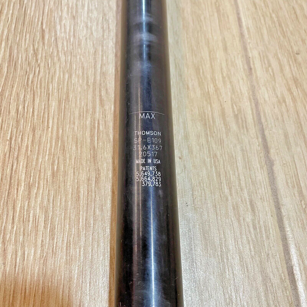 Thomson Elite 31.6 x 367mm Seatpost Black MTB Post SP E109 Thomson Elite 31.6 x 367mm Seatpost Black MTB Post SP E109