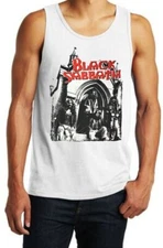 Black Sabbath Vintage Heavy Metal Rock Band White Tank Top Men's Sizes