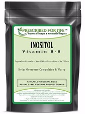 Inositol - Vitamin B-8 Powder - Assists w/Overcoming Compulsion  Worry, 1 kg