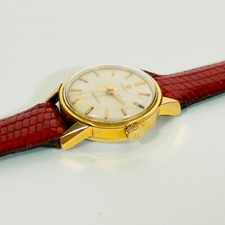 RARE OMEGA Ladymatic 565.001 | 18K GP Ladies Watch | White Dial | 1965 | Box 9