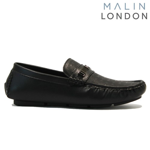 MENS FAUX LEATHER SLIP ON LOAFERS CASUAL DRIVING MOCCASIN BOAT DECK SHOES SIZE - Picture 22 of 27