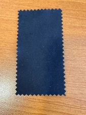 Microfiber cleaning cloth - screens, glasses, jewelry - Black 2" x 3.5" - NEW