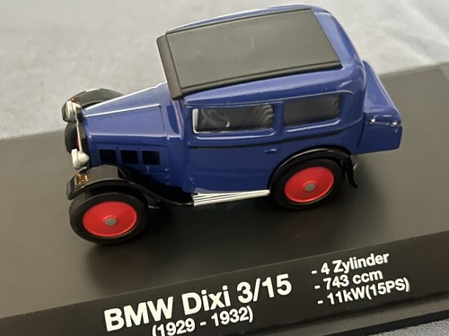 GC0470 SCHUCO / BMW DIXI 3/15 1929/1932 BLAU 1/43 - Bild 2 von 5