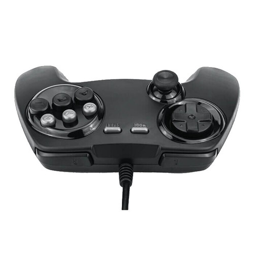 Retro Fighter BrawlerGen USB Genesis Mini Controller for PC and Mac NEW - Picture 2 of 4