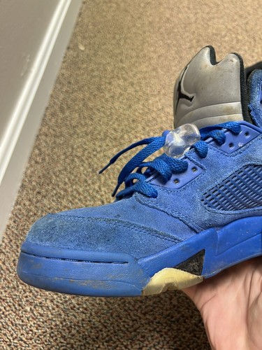 Nike Air Jordan Retro V 5 "Royal Blue Suede" Men's US 136027-401 Size 9.5 Men - Picture 8 of 22