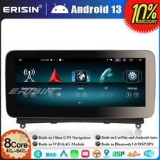 Autoradio GPS 10,25" 8 cœurs 64 Go Android 14 Mercedes Classe C W204 S204 CarPlay