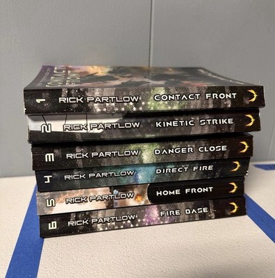 Drop Trooper Series Book Lot 1-6 by Rick Partlow - Military Space Sci-fi Epic