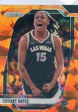 2024 Panini Prizm WNBA TIFFANY HAYES #81 ORANGE ICE PRIZM ACES