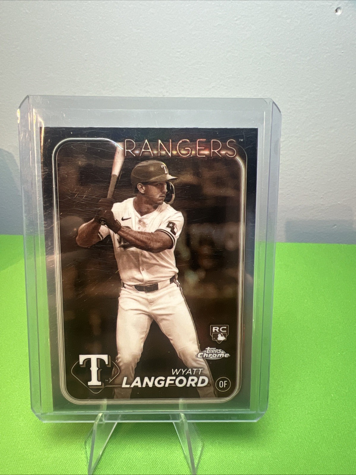 2024 Topps Chrome - Wyatt Langford #122 Sepia Refractor (RC)
