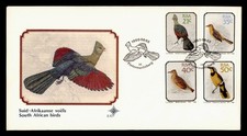 DR WHO 1990 SOUTH AFRICA RSA FDC BIRD COMBO M72304