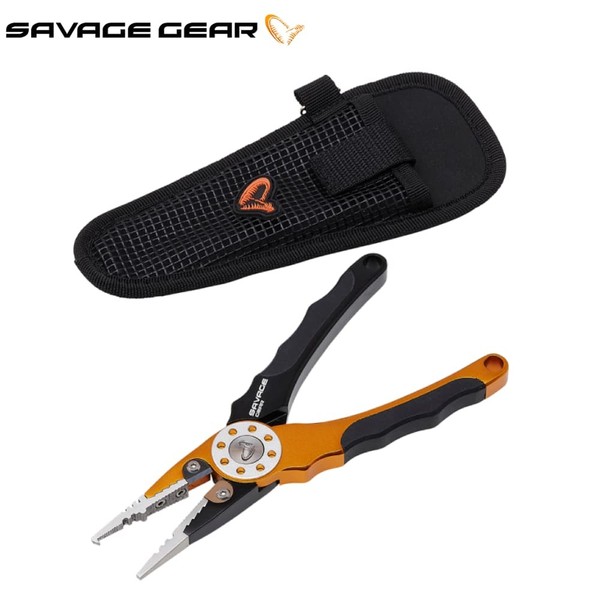 Savage Gear Stainless Steel Multi-Purpose Alu Pro Fishing Pliers L 20Cm-image