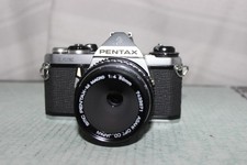 Exc Pentax ME 35mm SLR Film Camera w/ 50mm F/4 Macro MF Lens from Japan