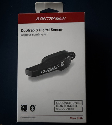 Bontrager DuoTrap S Digital Speed/Cadence Sensor Bluetooth ANT+ Black. New