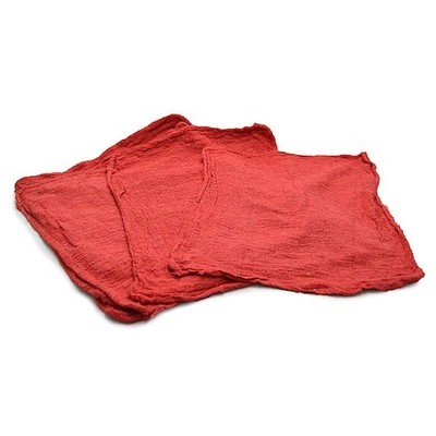 Proclean Basics Z21816 Cotton Shop Towels 12'' X 14'' Red, 50Pk