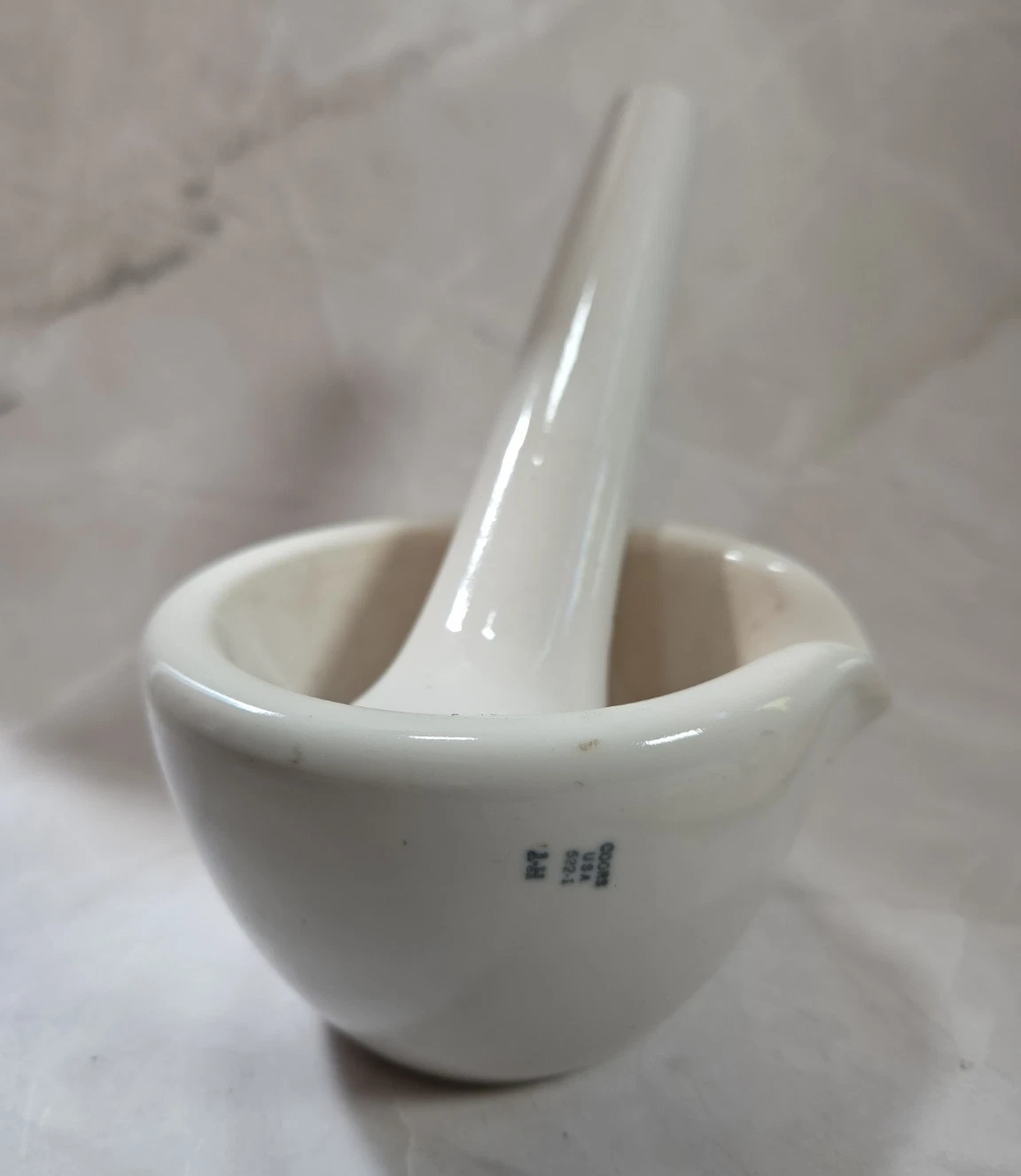 Vintage Coors USA Porcelain Mortar And Pestle Apothecary Lab Pharmacy
Opens in a new window or tab