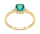 GENUINE  1.05 Ct BLUE ZIRCON & DIAMOND RING SOLID 10k GOLD -Free Appraisal — photo 2