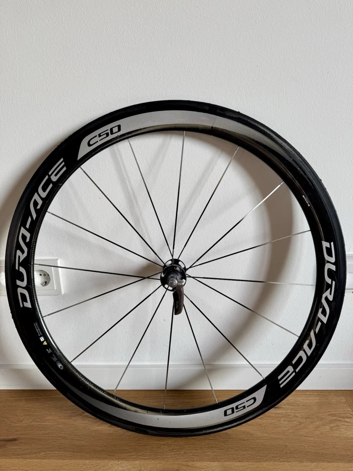 Shimano Dura Ace C50 WH-9000 tubular inkl. Schnellspanner - Bild 2 von 4