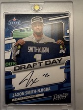 2023 Panini - Draft Day Signatures Jaxon Smith-Njigba Rookie ON CARD AUTO RC