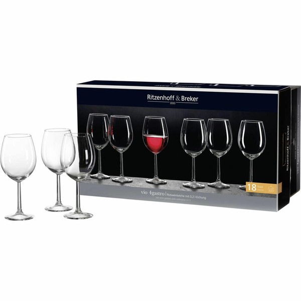Ritzenhoff & Breker Vio RotweingläSer 18-Tlg. Rotweinglas Weinglas 200Ml-image