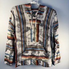 Original Senor Lopez Hoodie Baja Shirt Size Small Mexico Skater Rasta Preshrunk