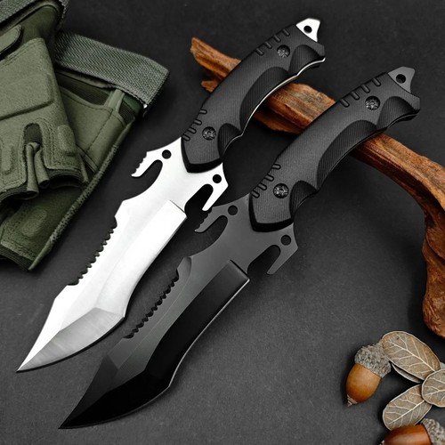 Fighting Combat Tactical Assault Knife Stainless Steel Fighter Self Defense - Bild 9 von 17