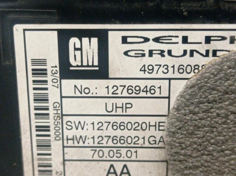 12769461 modulo elettronico per SAAB 9-3 STATION WAGON (E50) 1.9 TID 5208410 - Immagine 4 di 4