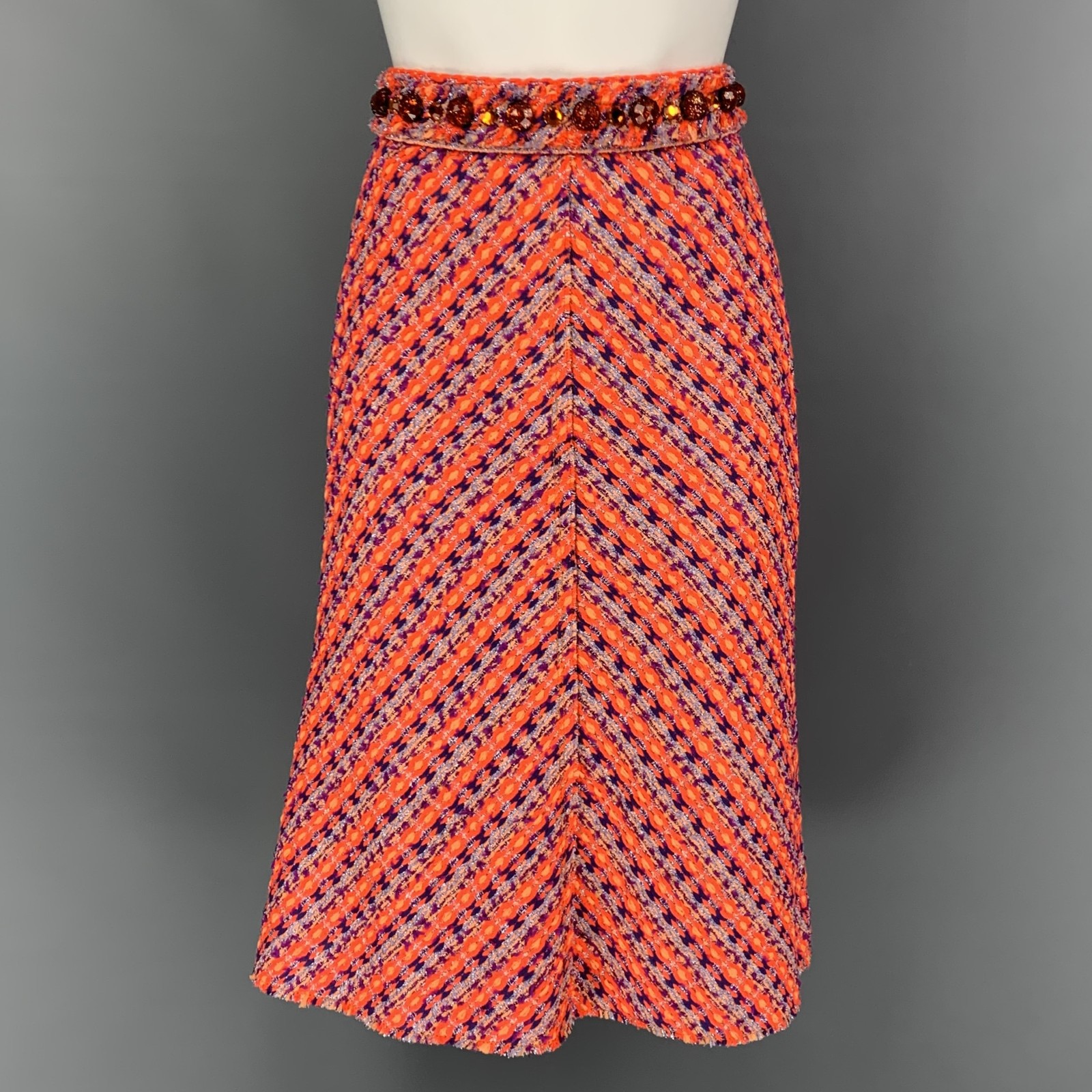 MARC JACOBS Size 0 Orange Multi-Color Modal Blend… - image 1