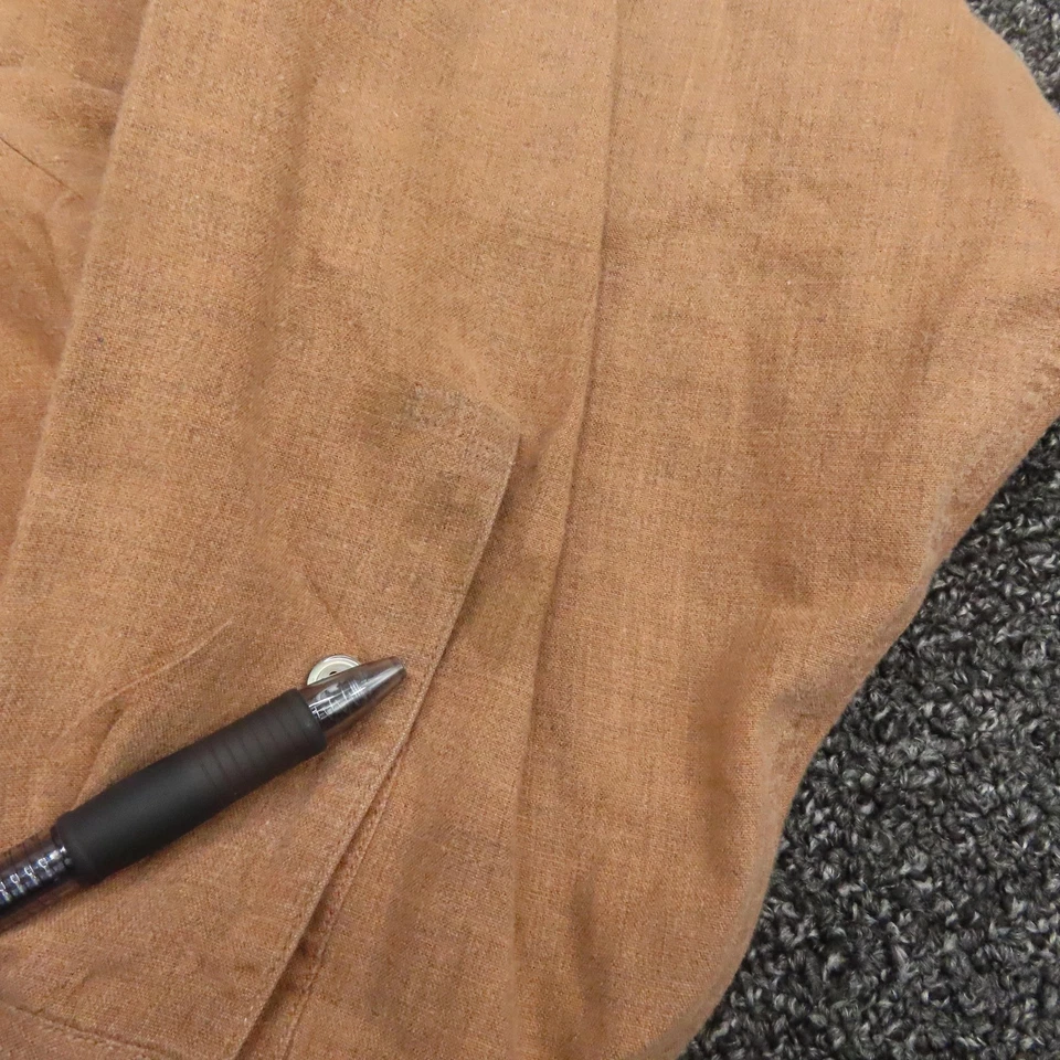 Camisa De Colección Perry Ellis Para Hombres Pequeña Abotonada Bolsillo Occidental Años 90 Informal Foto 2 de 4