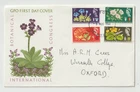 5/8/1964 UK GB FDC - Botanical Congress - Spring Gentian - Oxford FDI Postmark