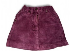 Vintage Radishes  Roses 90s Corduroy Skirt Girls 6T Burgundy High Waist Retro