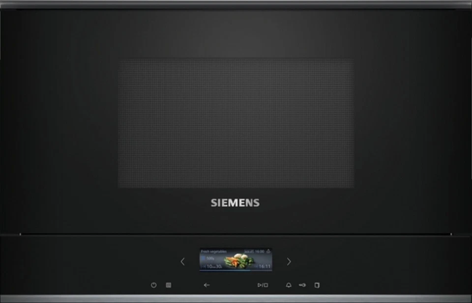 Siemens BF722R1B1 Micro-ondes Solo Intégrée 21 l 900 W Noir - Photo 1/1