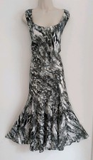 💜 ROMAN SIZE 22 Beautiful Ladies Long Patterned Dress Ref F