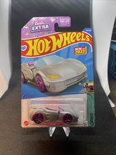 Hot Wheels Barbie Extra, New for 2022: Silver, 134/250, Tooned 5/5, New in box