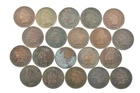 Lot 20 1800's 1890-1899 Indian Head Penny Cents US Coin Collection 2/5 Roll *330