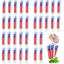 50 Tubes Bulk Travel Size Toothpaste,0.176 oz Extra Small Toothpastes Travel ...