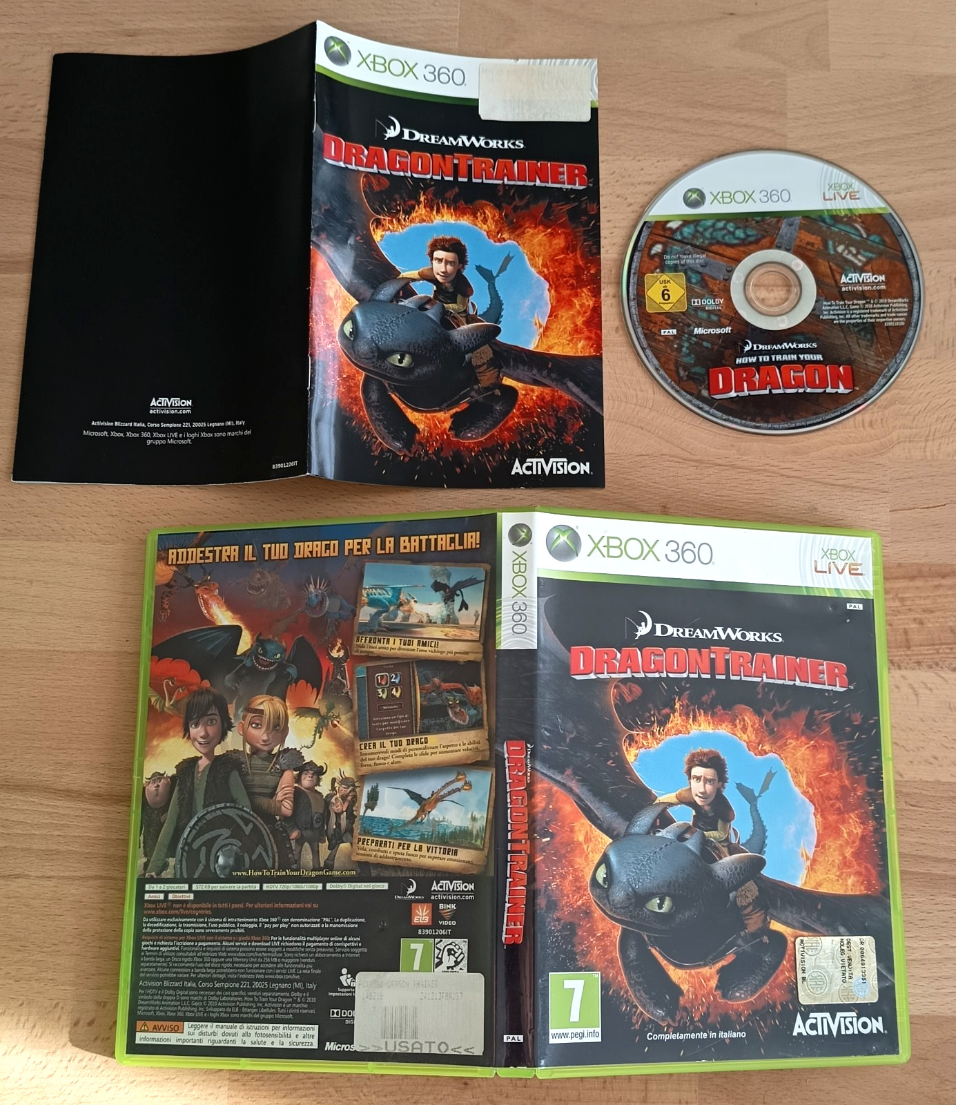 XBOX 360 How To Train Your Dragon Trainer Dragons [PAL ITA / FR] *JRF