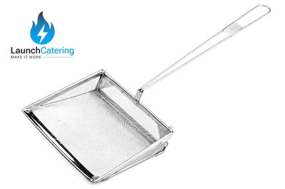 80 Mesh Commercial Skimmer 8'' / 20cm Square Fett Öl Skimmer Skimmer Fish & Chip