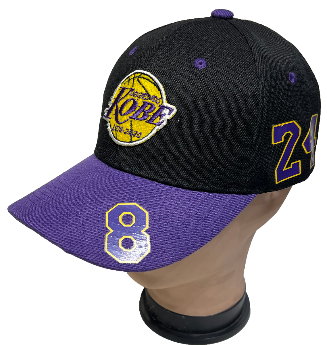 LEGENDS KOBE BRYANT LAKERS 8/24 BLACK MAMBA Adjustable