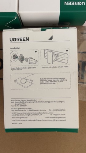 UGREEN Magnetic Air Vent Compatible with MagSafe Case iPhone 16 15 14 13 12 - Picture 2 of 10